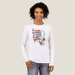 Camiseta Triblenda Una Meta Sin un Plan Es Solo un Deseo Manga Larga 