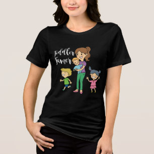 Camiseta Triblenda Una novedad más doméstica del humor del niño que