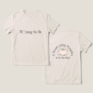 Camiseta Triblenda Una pequeña calabaza está en camino a ser mamá