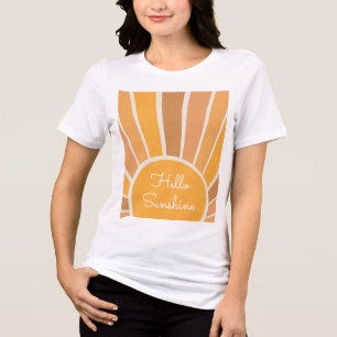 Camiseta Triblenda Una pequeña ráfaga de sol Fiesta de Baby Shower