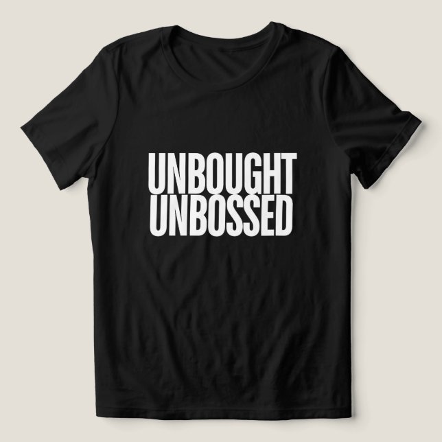 Camiseta Triblenda Unbought Unbossed Bold Chisholm Graphic Tee (Diseño delantero )
