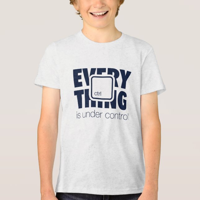 Camiseta Triblenda Under ctrl (Anverso)