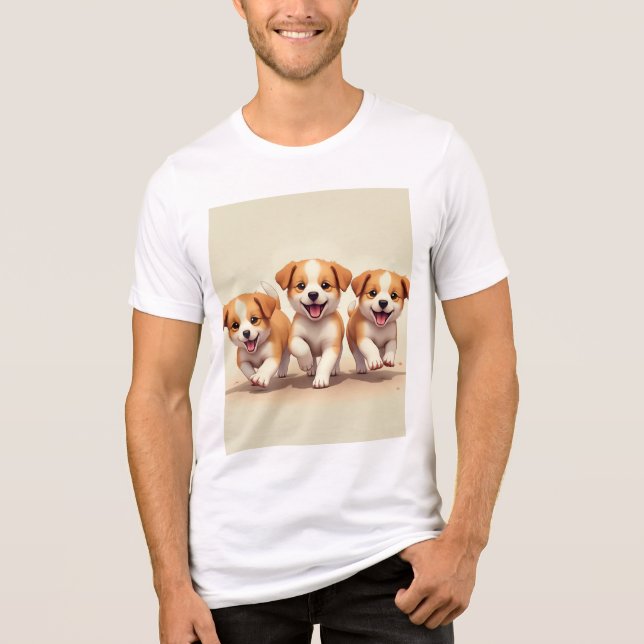 Camiseta Triblenda ¡¡Únete a tres cachorros!! (Anverso)