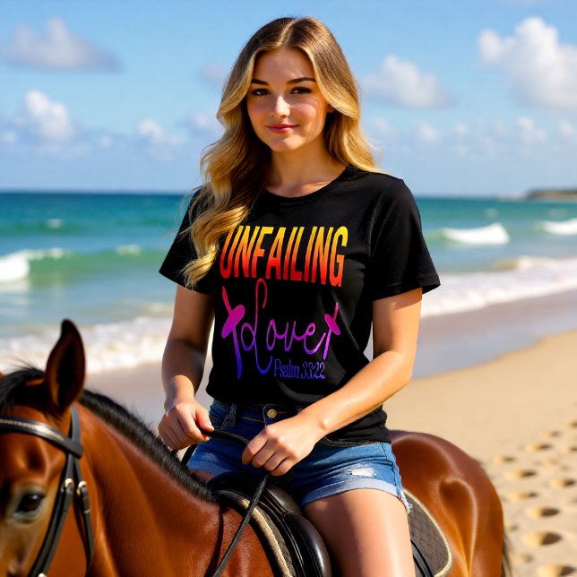 Camiseta Triblenda Unfailing Love Psalm 33 22 Christian (Subido por el creador)