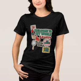 Camiseta Triblenda Únicamente ella: belleza y poder