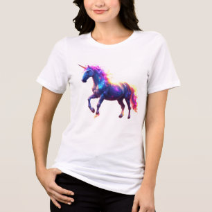 Camiseta Triblenda Unicornio colorido