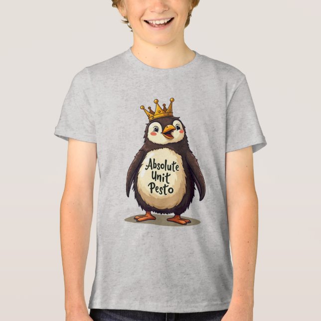 Camiseta Triblenda Unidad Absoluta Pesto - El Rey Pingüino (Anverso)