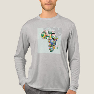 Camiseta Triblenda Unidad en la diversidad: colección de banderas de 