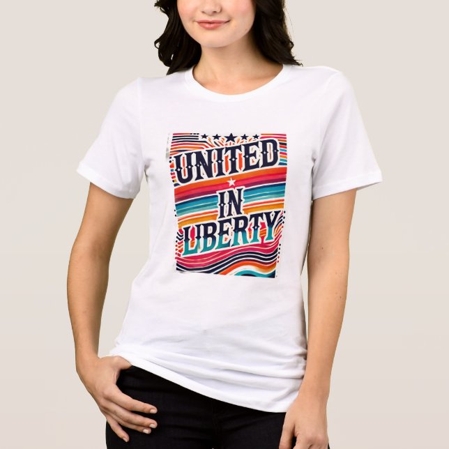Camiseta Triblenda Unidos en la libertad (Anverso)