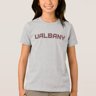 Camiseta Triblenda Universidad de Albany Wordmark