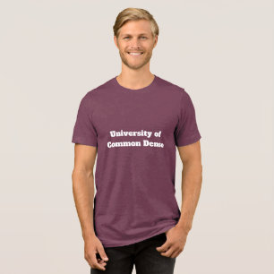 Camiseta Triblenda Universidad de Defensa Común   Divertido  