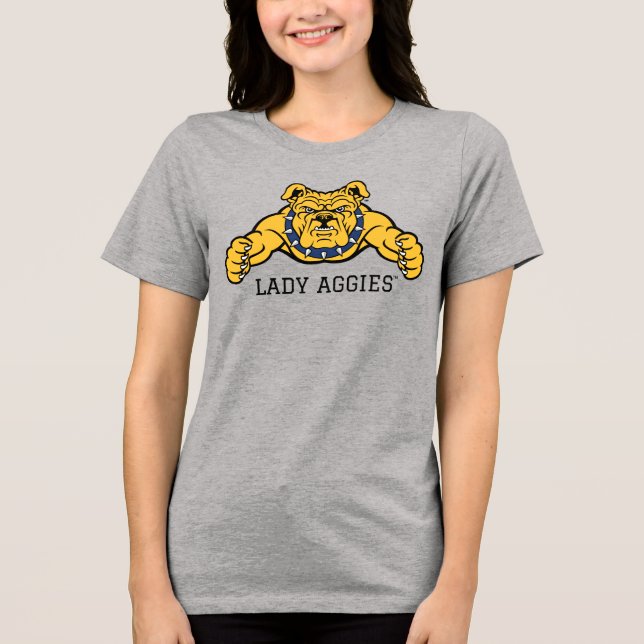 Camiseta Triblenda Universidad Estatal de Carolina del Norte | BULLDO (Anverso)