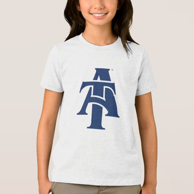 Camiseta Triblenda Universidad Estatal de Carolina del Norte | Un log (Anverso)