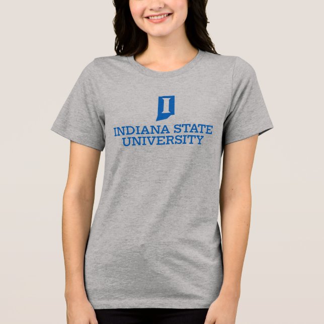 Camiseta Triblenda Universidad Estatal de Indiana (Anverso)