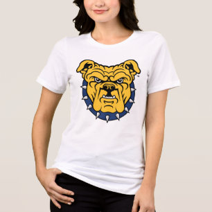 Camiseta Triblenda Universidad Estatal NCA&T Cara de Bulldog