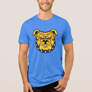 Camiseta Triblenda Universidad Estatal NCA&T   Cara de Bulldog