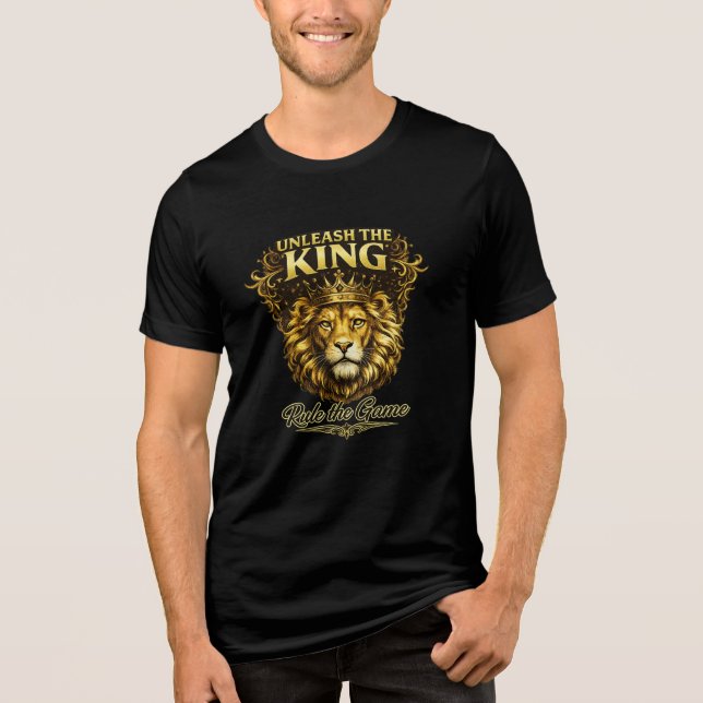 Camiseta Triblenda Unleash the King Lion T-Shirt (Anverso)