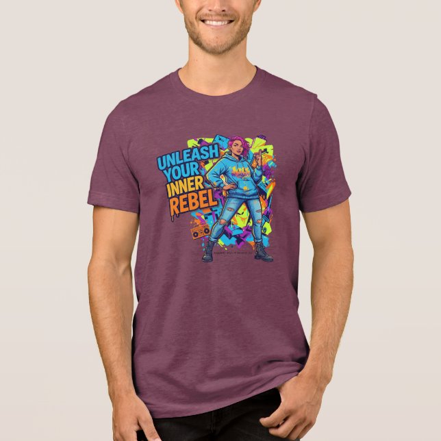 Camiseta Triblenda Unleash Your Inner Rebel -  (Anverso)