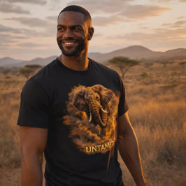 Camiseta Triblenda Untamed Elephant | African Wildlife Strength