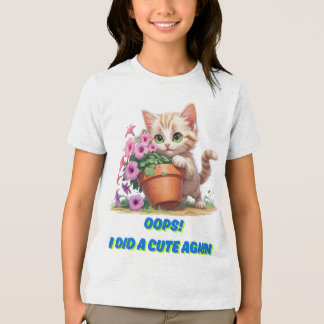 Camiseta Triblenda ¡Ups! Hice Algo Adorable de Nuevo – Diseño Diverti
