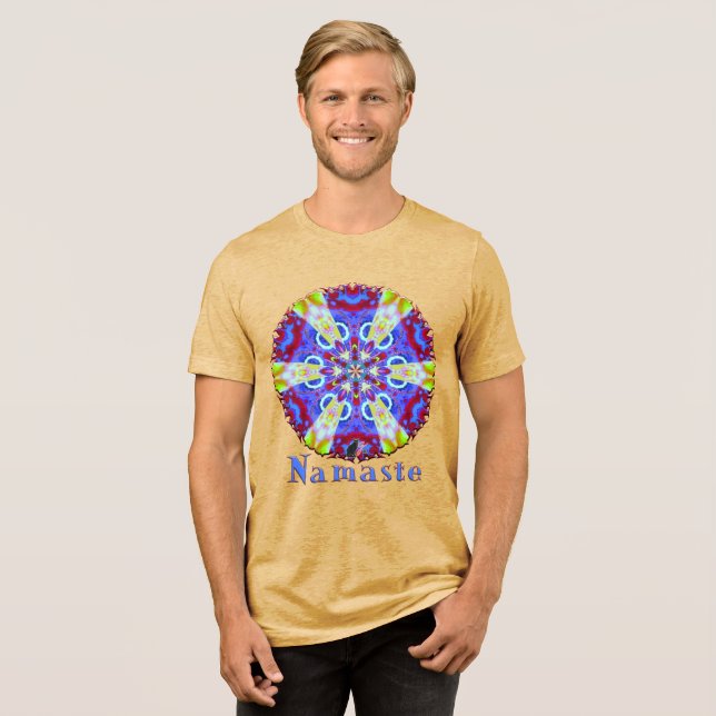 Camiseta Triblenda Uranian Namaste Kaleidoscope (Anverso Completa)