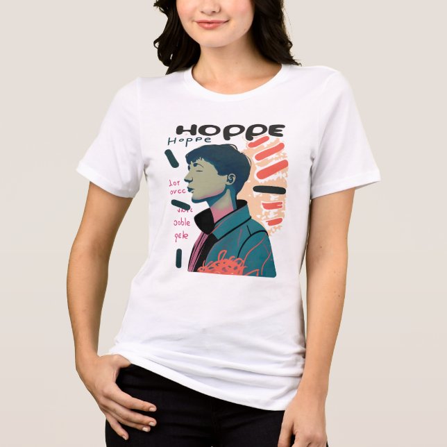 Camiseta Triblenda Urban Hope - Abstract Portrait Illustration (Anverso)