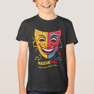 Camiseta Triblenda Usa Una Máscara, Usa Una Sonrisa
