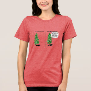 Camiseta Triblenda Usar el feud forestal: Árbol de pinos contra árbol