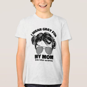 Camiseta Triblenda Uso Gary Para Mi Mamá Tumor Conciencia De Concienc