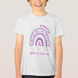 Camiseta Triblenda Uso Púrpura Para Concientizar A Mis Aficionados _1