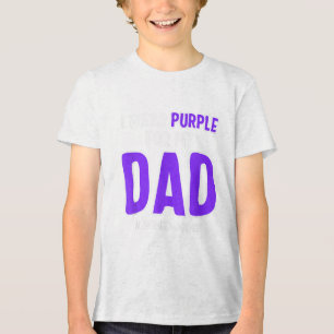 Camiseta Triblenda Uso Púrpura Para Mi Papá - Conciencia De Heimer _1