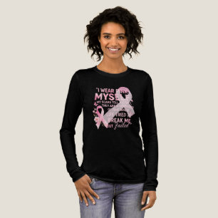 Camiseta Triblenda Uso Sobreviviente Rosa Inspiradora De Cáncer