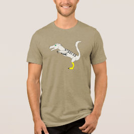 Camiseta Triblenda Utahraptor Colección de Dinos Adultos Verde Ejérci