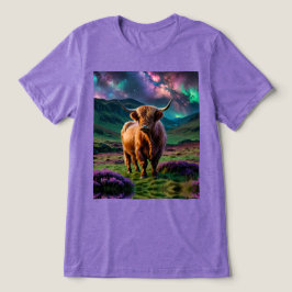 Camiseta Triblenda Vaca Highland Bajo Las Estrellas