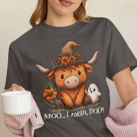 Vaca Highland Moo Quiero decir Boo Fantasma de Hal