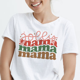 Camiseta Triblenda Vacaciones de los Navidades de Jolly Mama Retro Gr