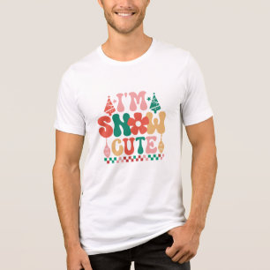 Camiseta Triblenda Vacaciones de Navidades de Snow Cute Groovy
