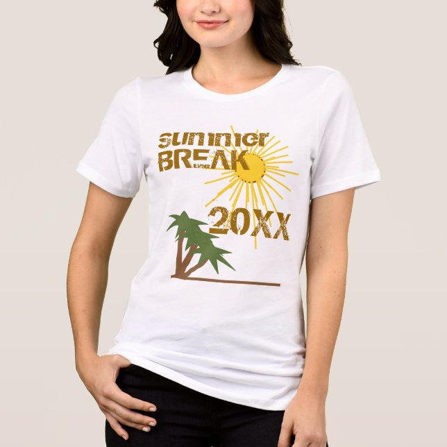 Camiseta Triblenda Vacaciones de verano (Anverso)