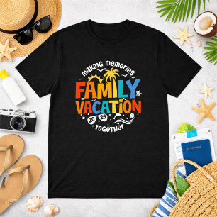 Camiseta Triblenda Vacaciones Familiares Personalizadas 2026, Viaje F