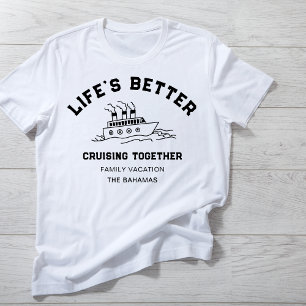 Camiseta Triblenda Vacaciones personalizadas de crucero para familia 