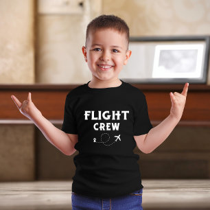 Camiseta Triblenda Vacaciones Vuelo Tripulación Avión Vuelo Moderno