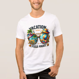 Camiseta Triblenda Vacation Feels Right Tri-Blend T-Shirt USA