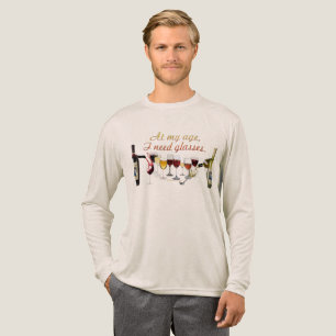 Camiseta Triblenda Vajilla para vino de SlipperyJoe's con juego de pa