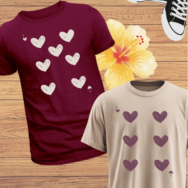 Camiseta Triblenda Valentine’s Day Six & Seven Meme Matching Couple  (Subido por el creador)