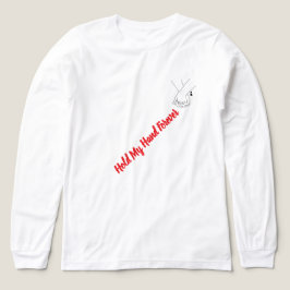 Camiseta Triblenda Valentine's Day Line Art Holding Hands T-Shirt | M