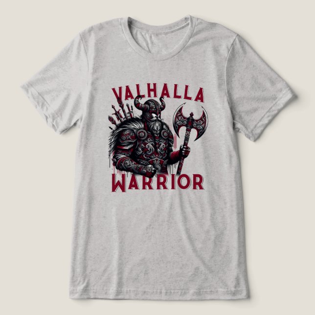 Camiseta Triblenda Valhalla Warrior (Diseño delantero )