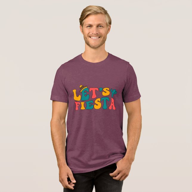Camiseta Triblenda ¡Vamos a Fiesta  (Anverso Completa)