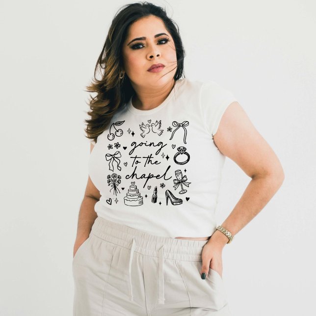 Camiseta Triblenda Vamos a la Capilla, Novia Linda y Femenina (Subido por el creador)