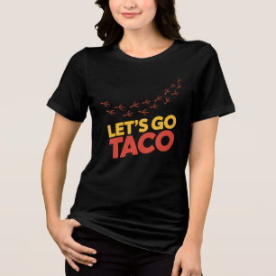 Camiseta Triblenda Vamos a las huellas de pollo de TACO