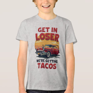 Camiseta Triblenda Vamos a perder tacos - Chiste vintage